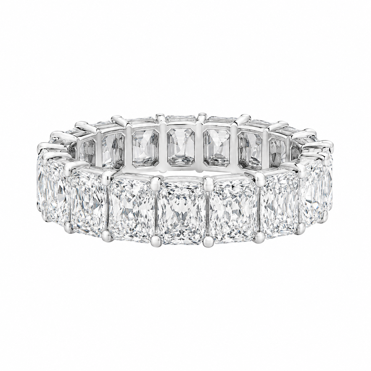 5.20 CT Radiant Diamond Eternity Band