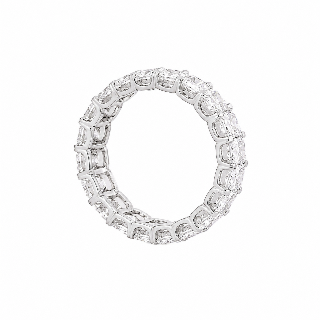 5.20 CT Radiant Diamond Eternity Band